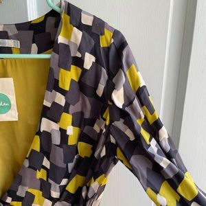 Boden True Wrap Dress Size 6R